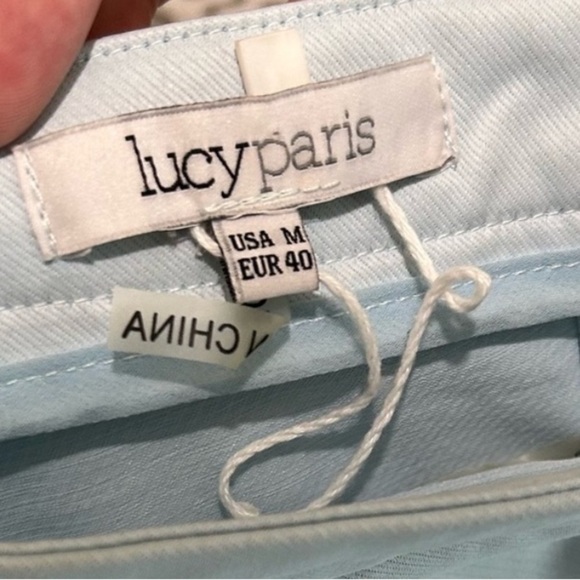 Lucy Paris Light Blue Skort SIZE MEDIUM - Picture 4 of 7